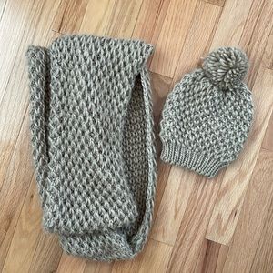 hat & infinity scarf set